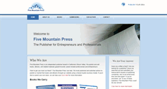 Desktop Screenshot of fivemountainpress.com